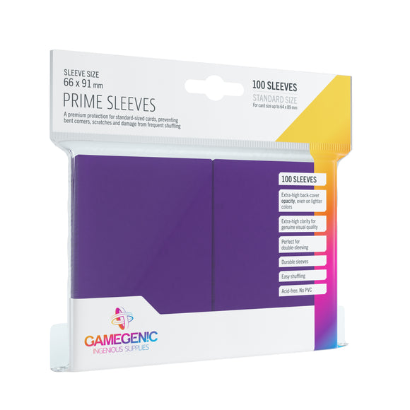 GG Prime Sleeves - Purple - Standard (66 x 91 mm)