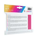 GG Matte Prime Sleeves - Pink - Standard (66 x 91 mm)