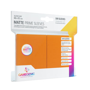 GG Matte Prime Sleeves - Orange - Standard (66 x 91 mm)