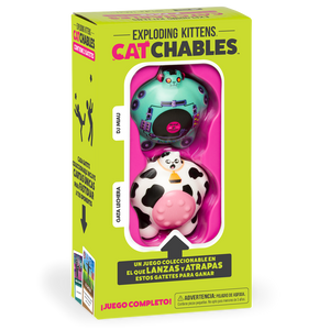 Exploding Kittens Catchables 2-Pack 4 DJ Miau y Gata Lechera