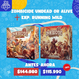 Pack: Zombicide Undead or Alive + Exp. Running Wild