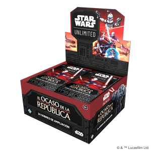 Star Wars Unlimited - Twilight of the Republic Booster Display (Español)