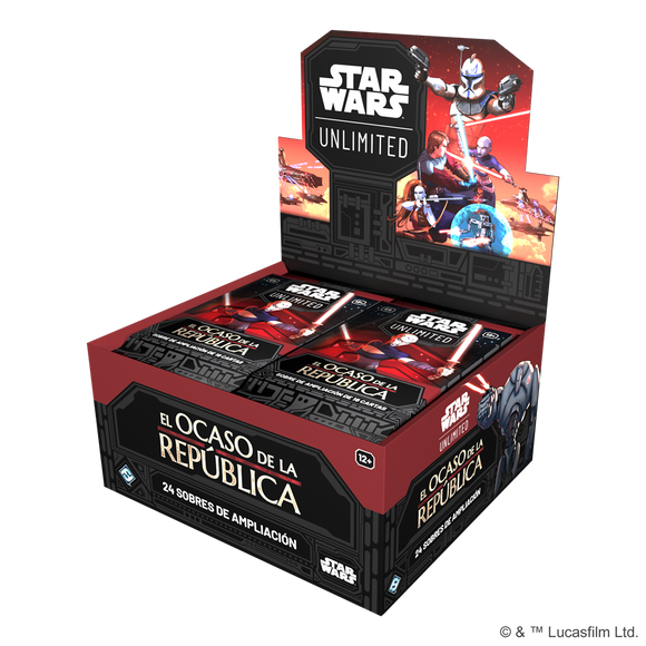 Star Wars Unlimited - Twilight of the Republic Booster Display (Español)